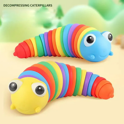 Gusano Sensorial 3D Antiestrés