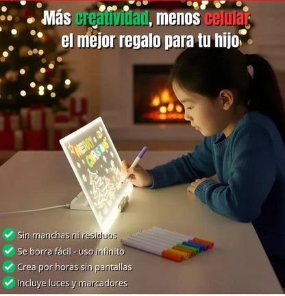 PIZARRA LED 20x30 LUMINOSADE NIÑ@S