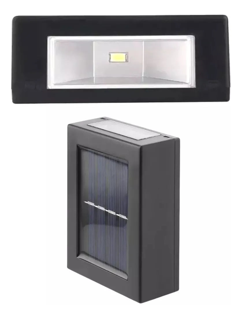 Apliqué solar para exterior Luz Blanca