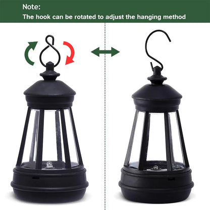 Farol Solar Vintage para Jardín y Terraza