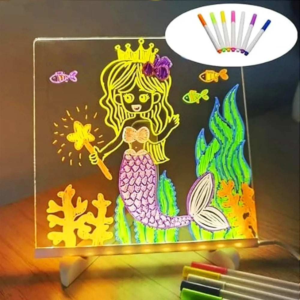 Pizarra LED Luminosa para Mensajes y Dibujos