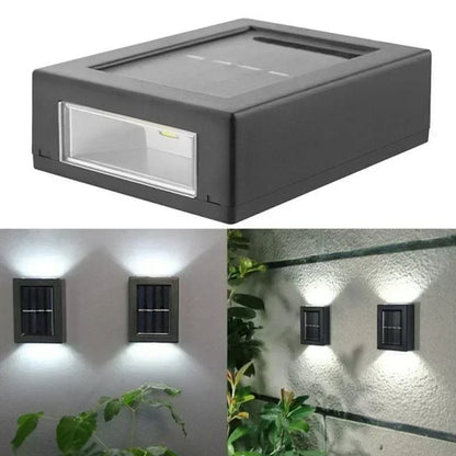 Lámpara Solar LED para Cercas y Jardines