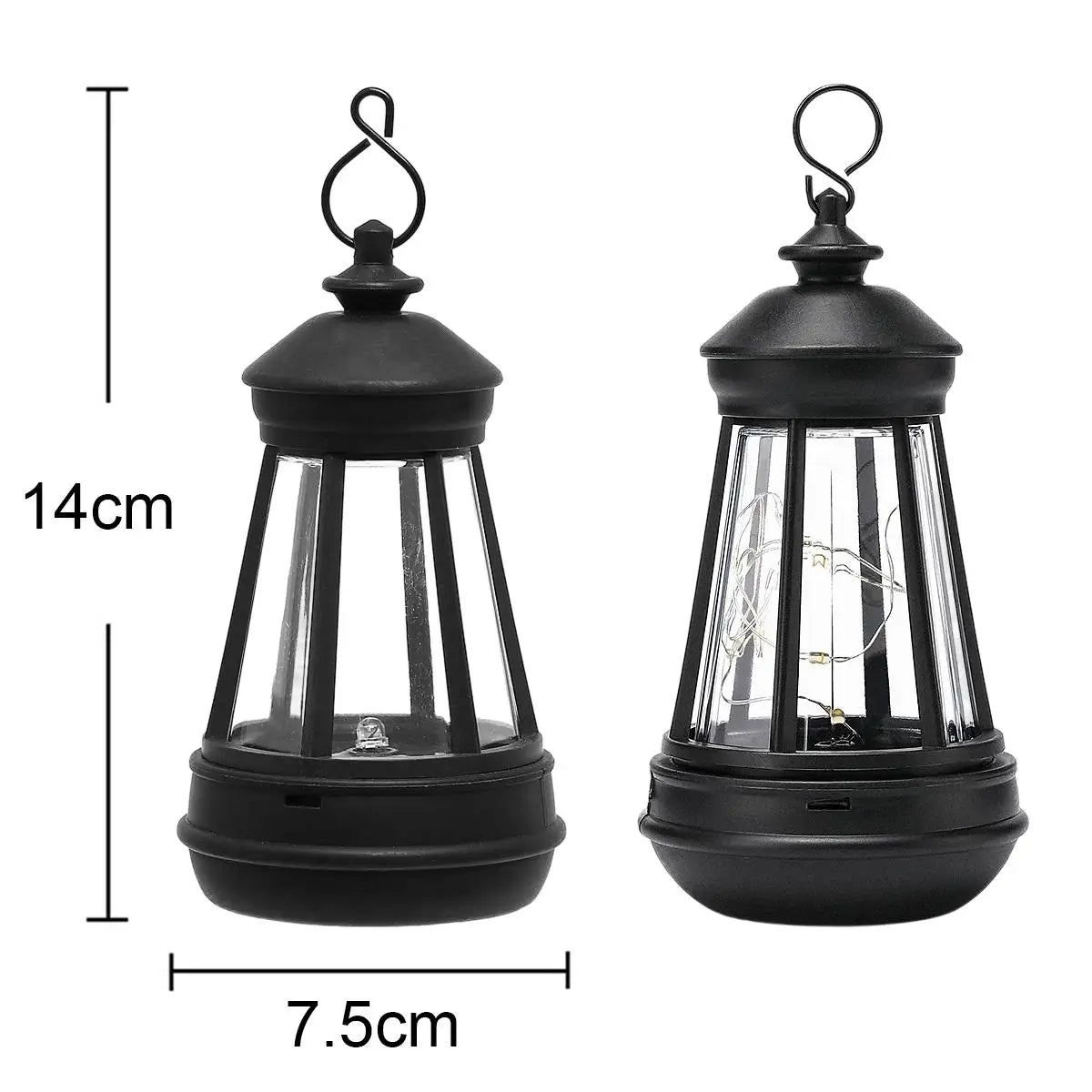 Farol Solar Vintage para Jardín y Terraza