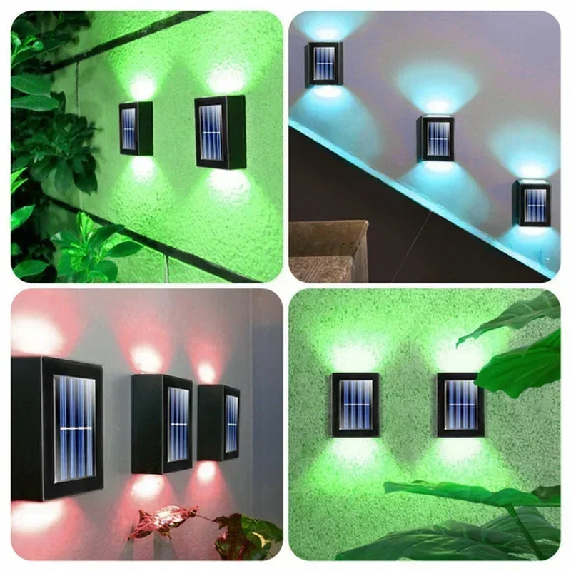 Lámpara Solar LED para Cercas y Jardines