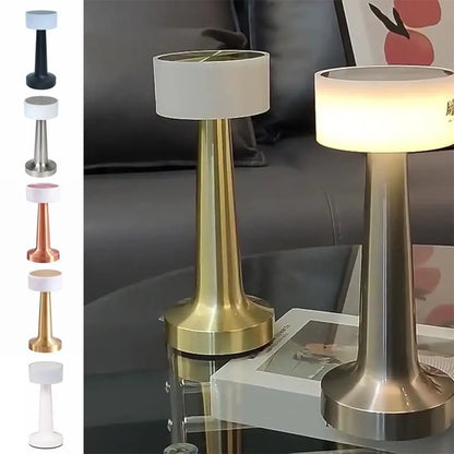 Lámpara LED Retro Recargable de Mesa