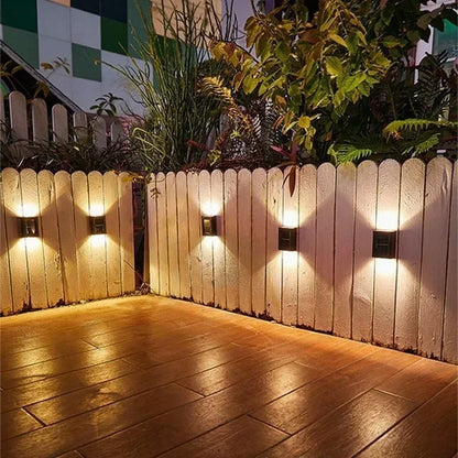 Lámpara Solar LED para Cercas y Jardines