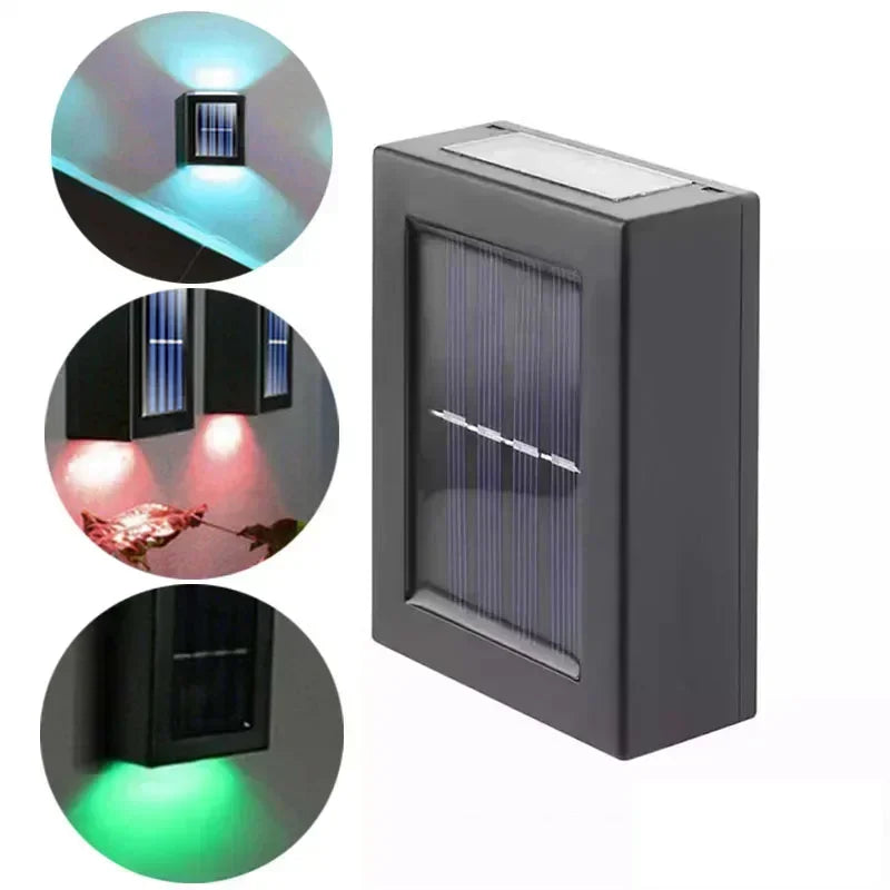 Lámpara Solar LED para Cercas y Jardines