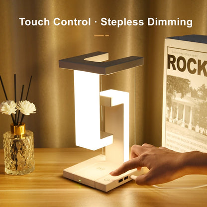 Lámpara Flotante LED con Cargador Inalámbrico 10W