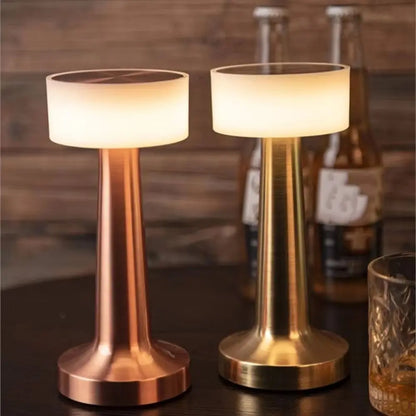 Lámpara LED Retro Recargable de Mesa