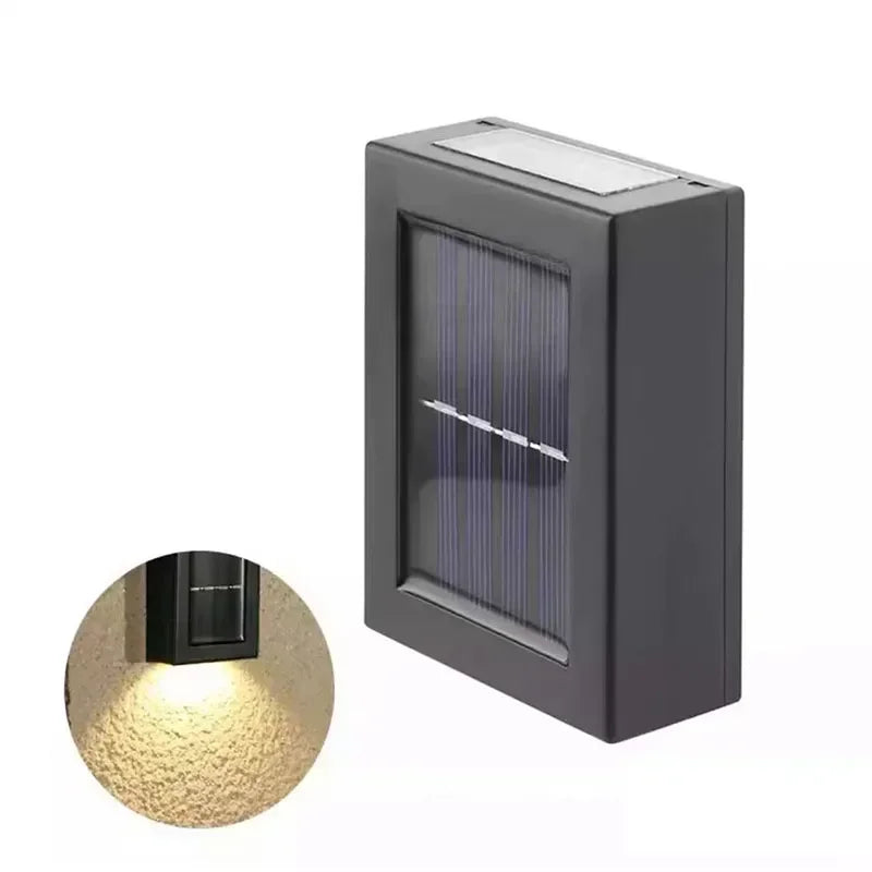 Lámpara Solar LED para Cercas y Jardines