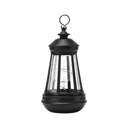 Farol Solar Vintage para Jardín y Terraza