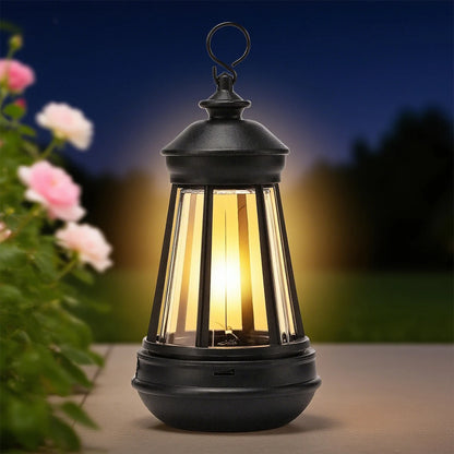 Farol Solar Vintage para Jardín y Terraza
