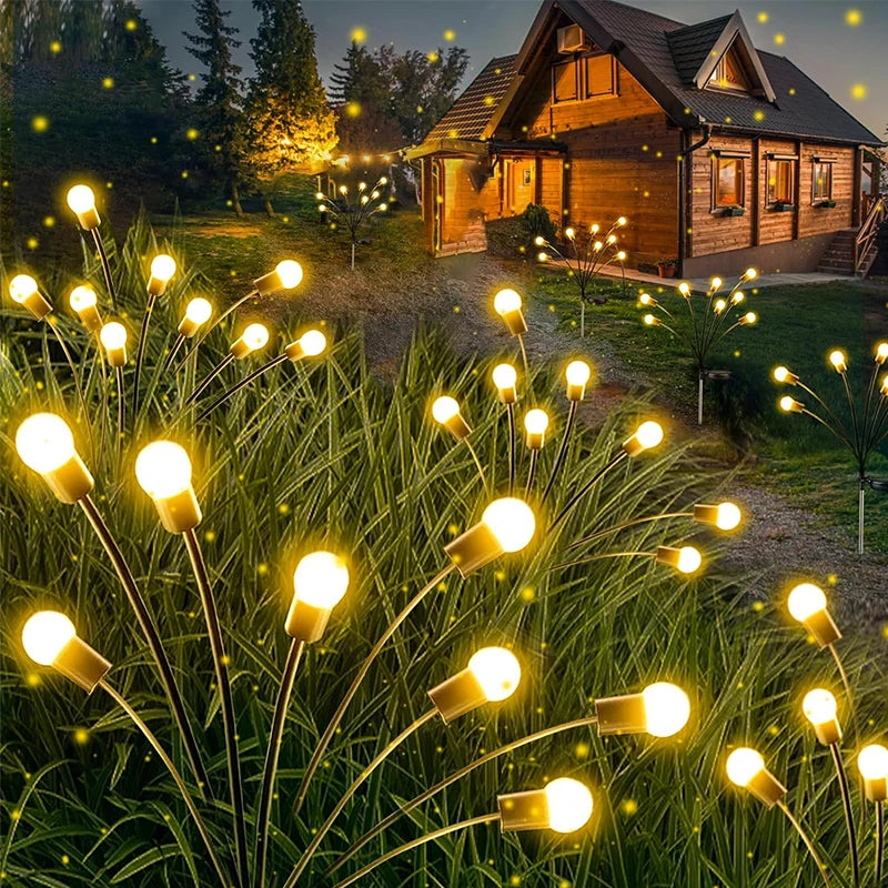 Luces Solares Decorativas Tipo Luciérnaga