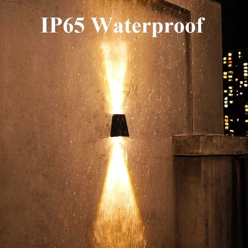 Aplique Solar LED Bidireccional para Exterior