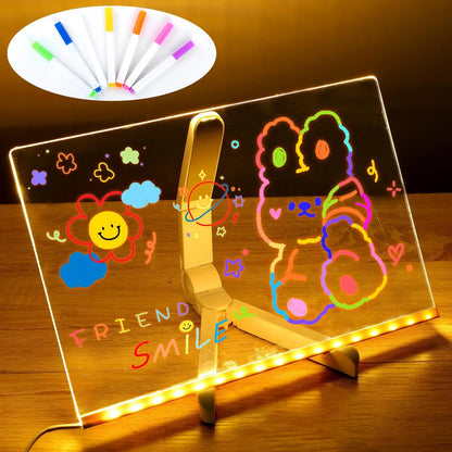 Pizarra LED Luminosa para Mensajes y Dibujos