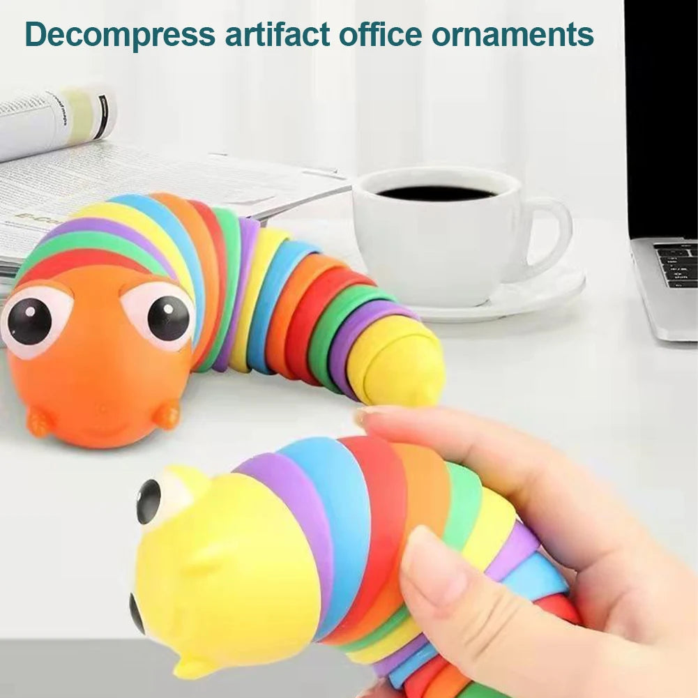 Gusano Sensorial 3D Antiestrés