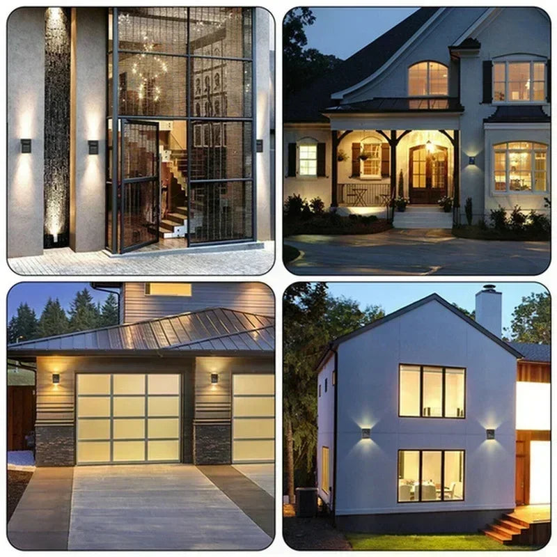 Lámpara Solar LED para Cercas y Jardines