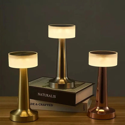 Lámpara LED Retro Recargable de Mesa