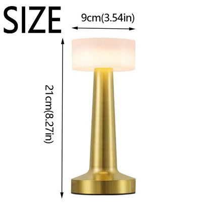 Lámpara LED Retro Recargable de Mesa